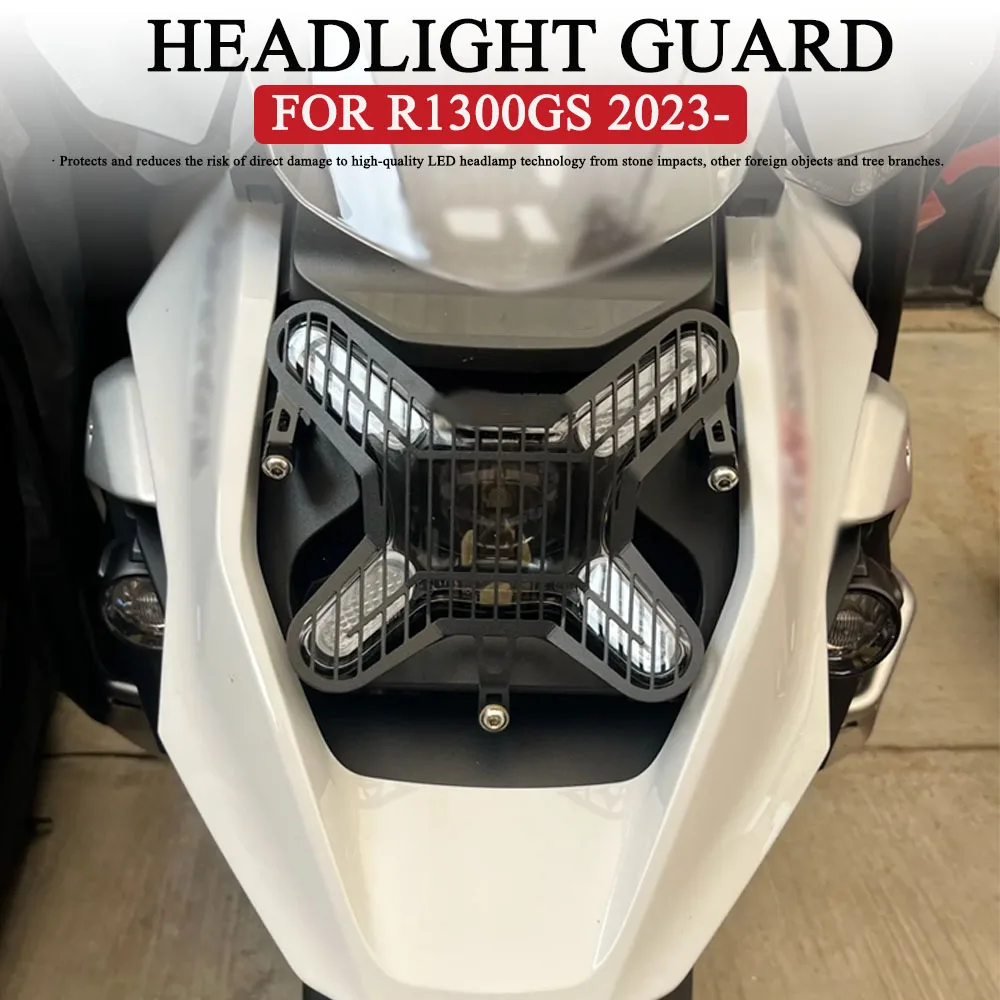 

New R1300GS Front Headlight Protector Guard For BMW R 1300GS R 1300 GS 2023-2025 Motorcycle Accessories ﻿Headlight Grill Guard