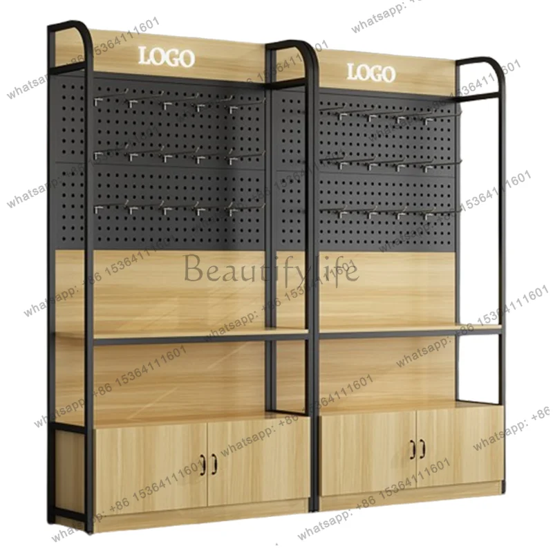 Nordic Luxury Display Cabinet Modern Minimalist Supermarket Cosmetic Multi-layer Shelf Designer Commercial Furniture Mueble FYMC