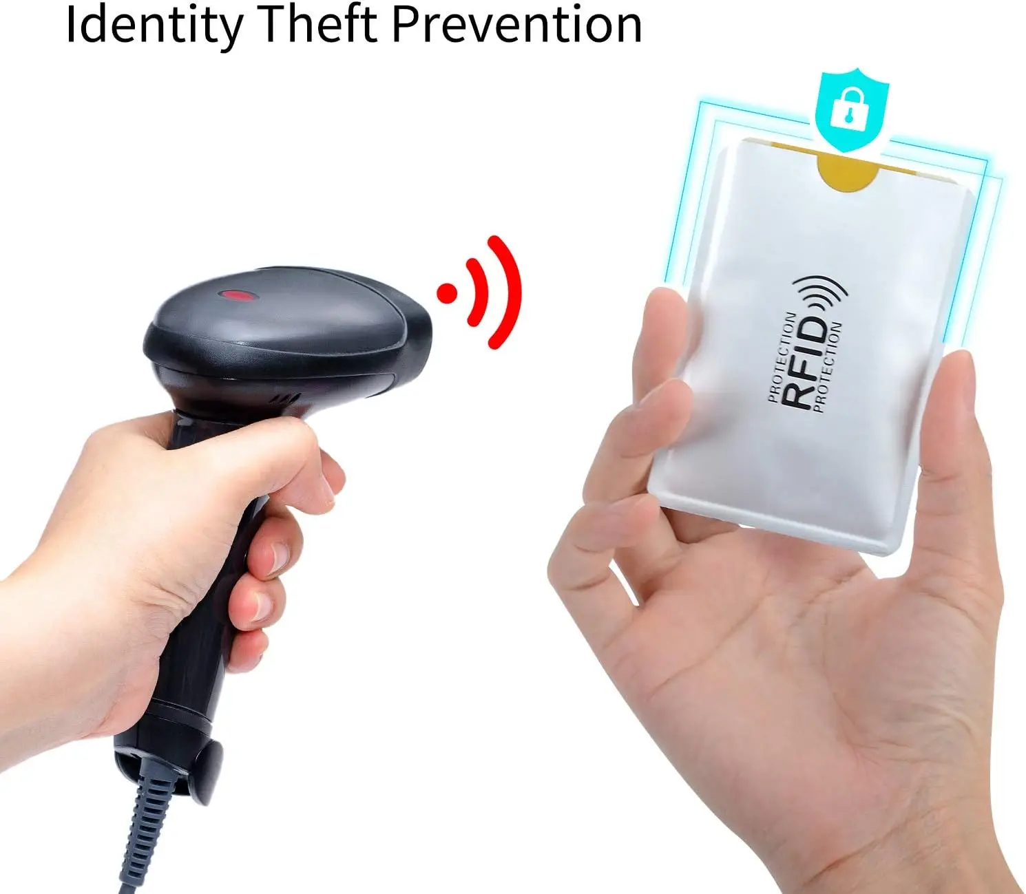Manicotti con blocco RFID da 10 pezzi Il miglior modo per proteggere le tue carte dal furto elettronico Custodia con blocco NFC leggera e durevole