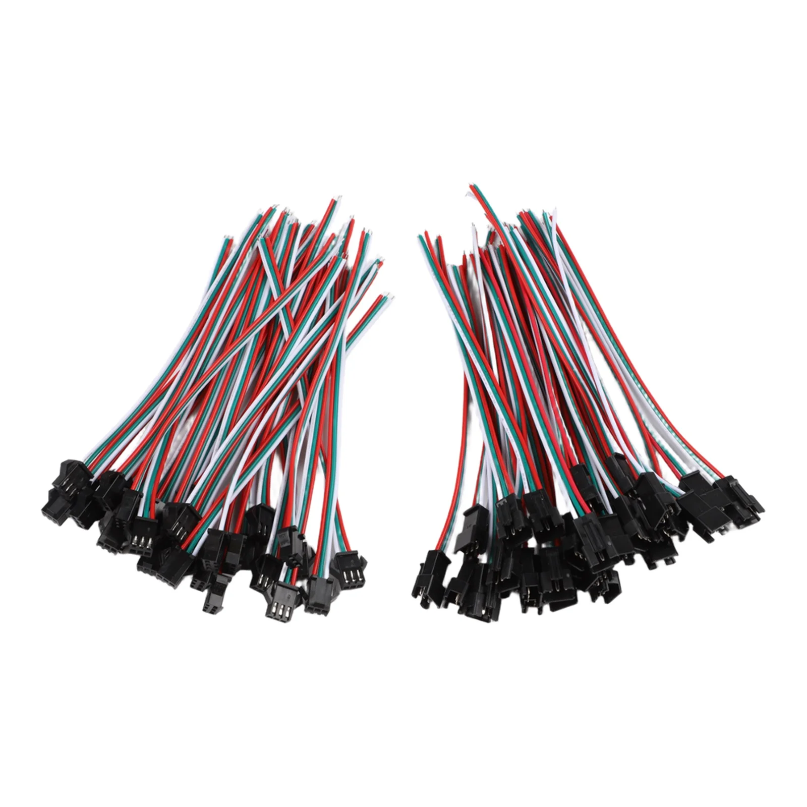 15cm Wire Connectors Wire Female Male Connectors For DIY LED Projects 20AWG Wires Lightweight Plastic And Metal