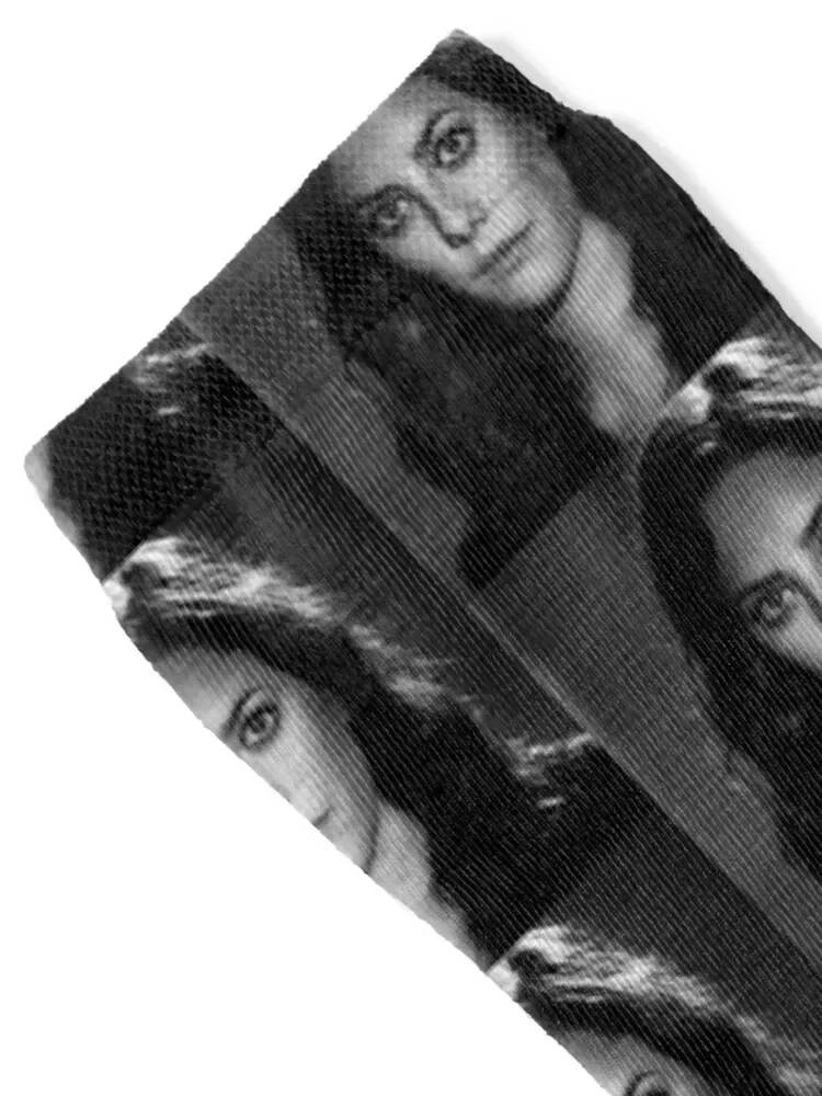 كايا سكوديلاريو صورة أبيض وأسود مصنوعة من نقاط الجوارب الكثير من الجوارب القطنية الملونة للرجال والنساء