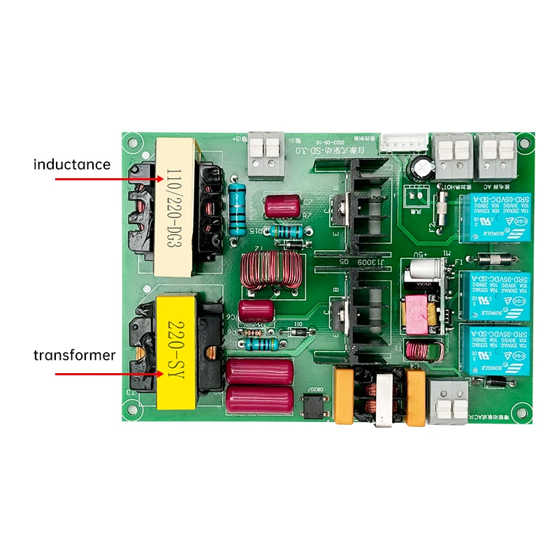 FanYingSonic Digital Circuit Board 150W 40KHz Display Time Driver Ultrasonic Transducer For Industrial Car Washer Generator