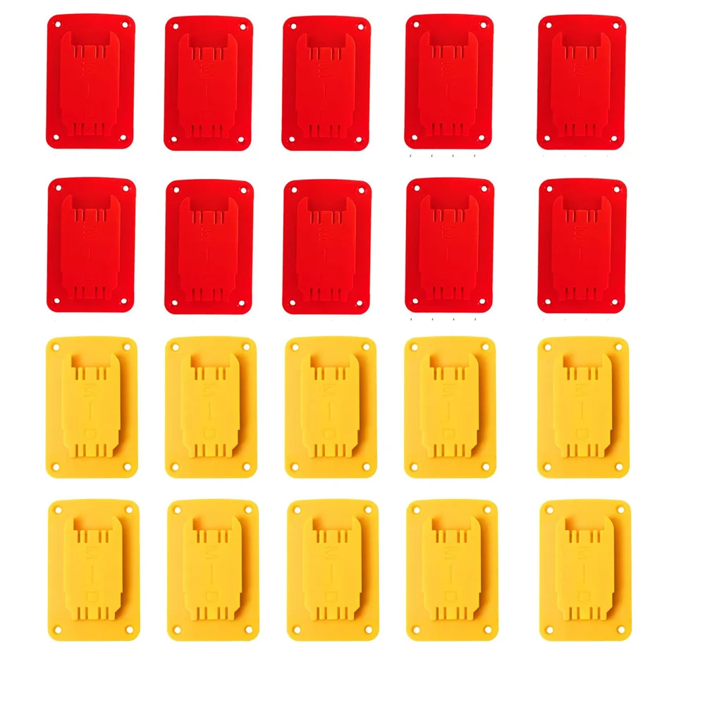 

10Packs Tool Holders for Dewalt 20V Drill Mount Fit for Milwaukee M18 Tools