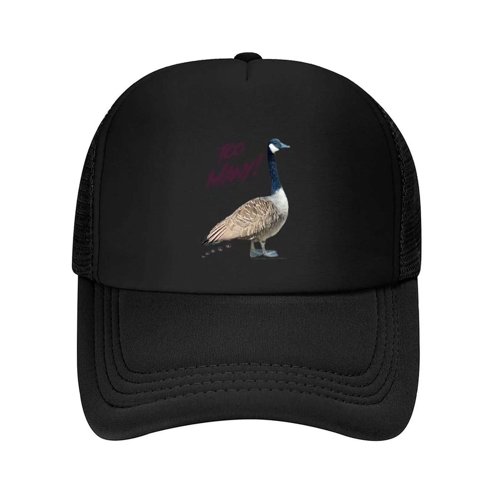 

Too Many Geese! - For Light Backgrounds Baseball Cap Mountaineering Luxury Cap tactical cap Beach Outing Men Women's