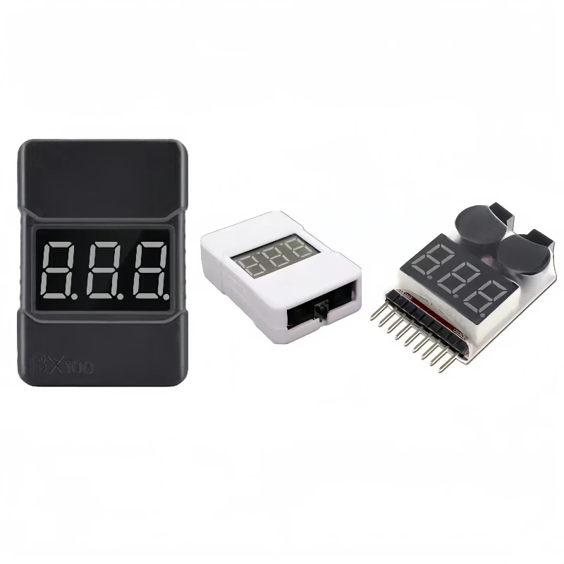 

1-8S new two-in-one voltage display/BB sound low voltage/alarm/electric display/dual function, dual speakers