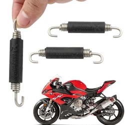 2PCS Stainless Steel Universal Motorcycle Muffler Exhaust Springs Hooks Front Middle Link Pipe Exhaust Connect Spring