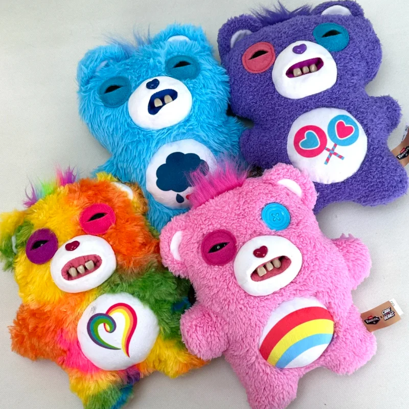 

Original Fuggler Funny Ugly Monster Care-Bears Series Collectible Plush Toy Pillow Cute Desktop Decoration Trendy Toys Gifts