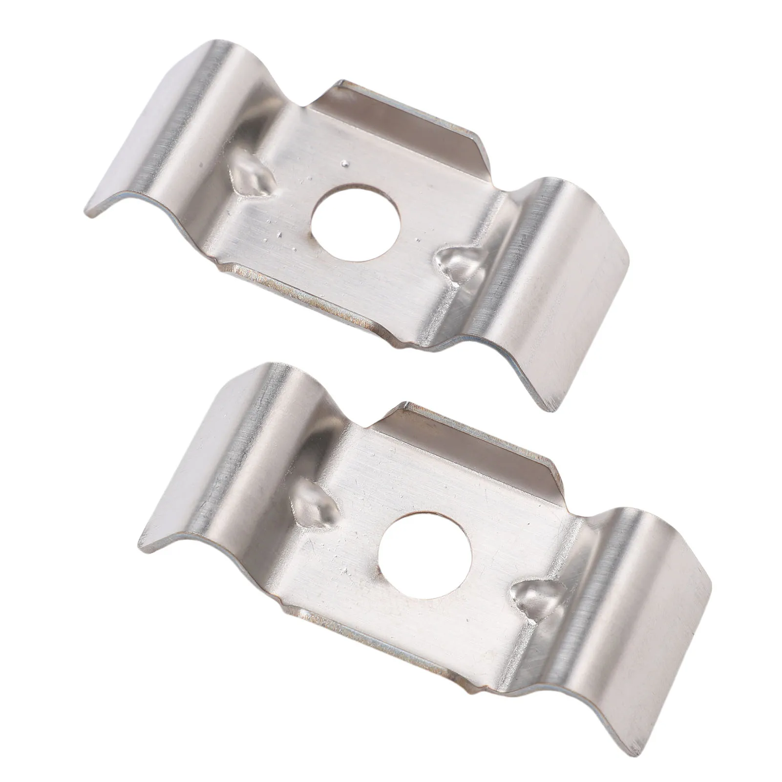 10Pcs Fence Bracket Fastener Fence Metal Plate Clamp Fence Hardware Support Clamp Double Rod Mat Fence Attachment Accessories