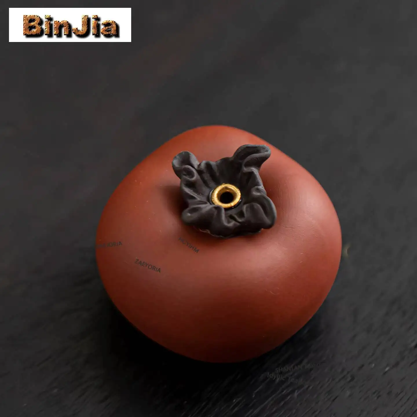 Persimmon-shaped Incense Holder Diffuser Incense Burners Consecrate Scented Aromatic Candles Censer Teaset Ornaments Gifts