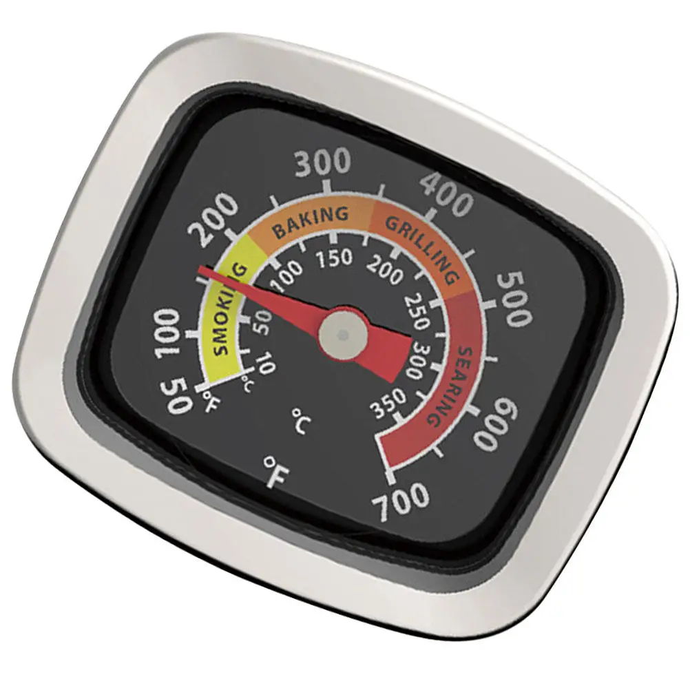 Oven Thermometer Baking Oven Thermometer Bbq Grill Smoker Heat Resistant Stainless Steel Accurate Cooking Temperature Gauge