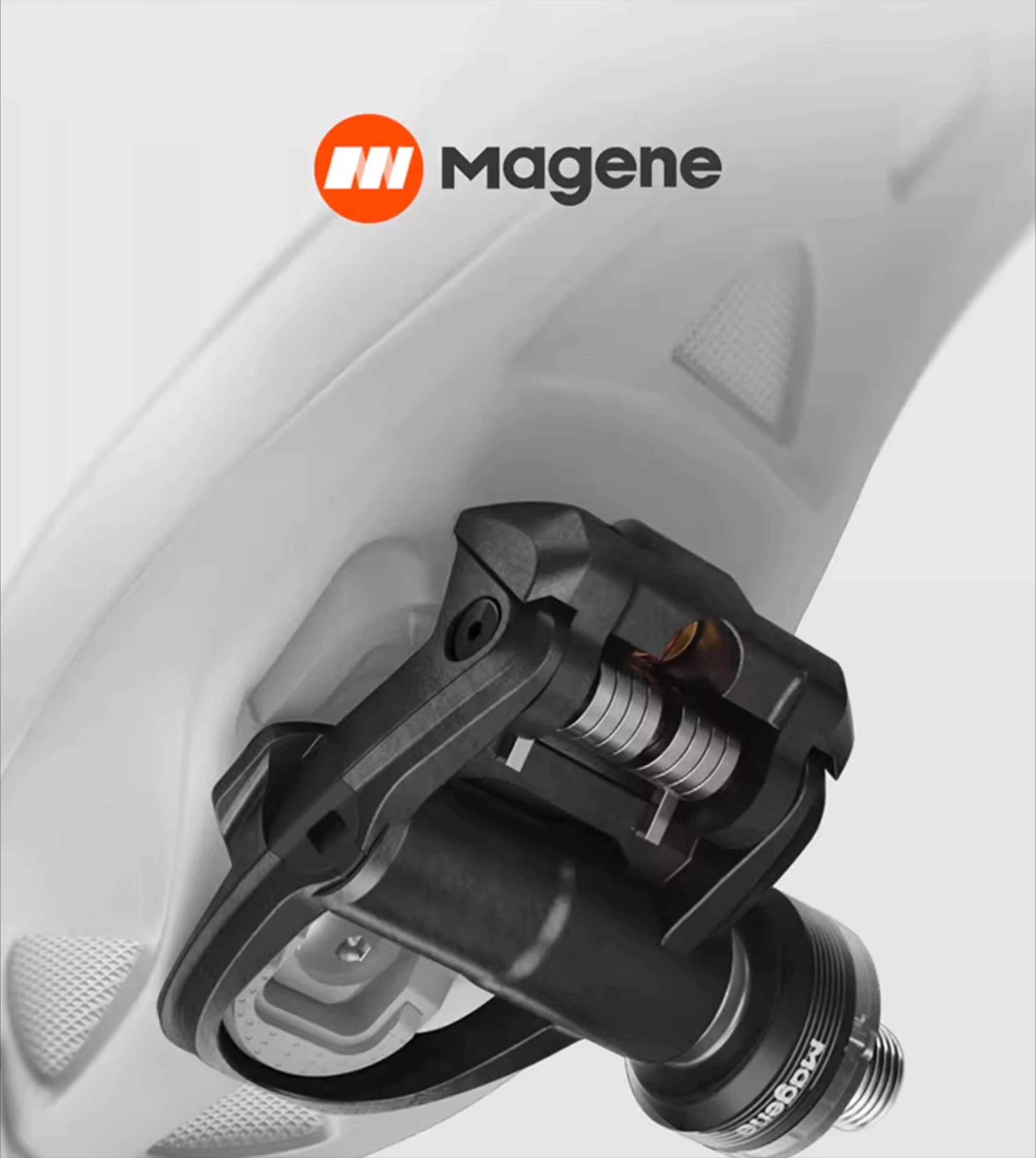 Magene P715 Dual-Sided Pedal Power Meter ±1% Accuracy Bluetooth ANT+ Road Bike Pedals Compatible with KEO & SPD-SL