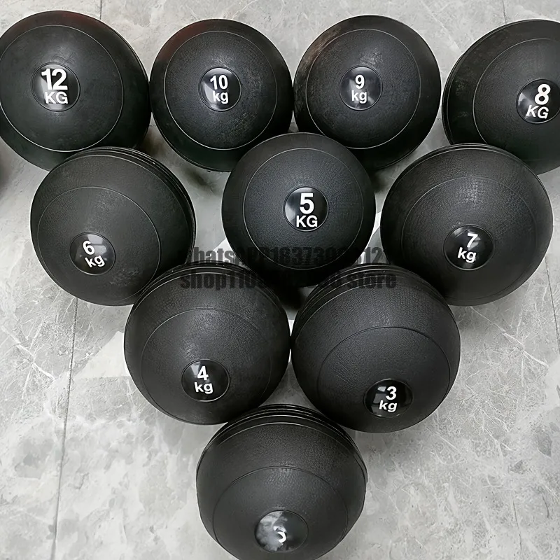Heavy power ball fitness training sand ball 10/20kg sand soft medicine solid ball men vent irrigation