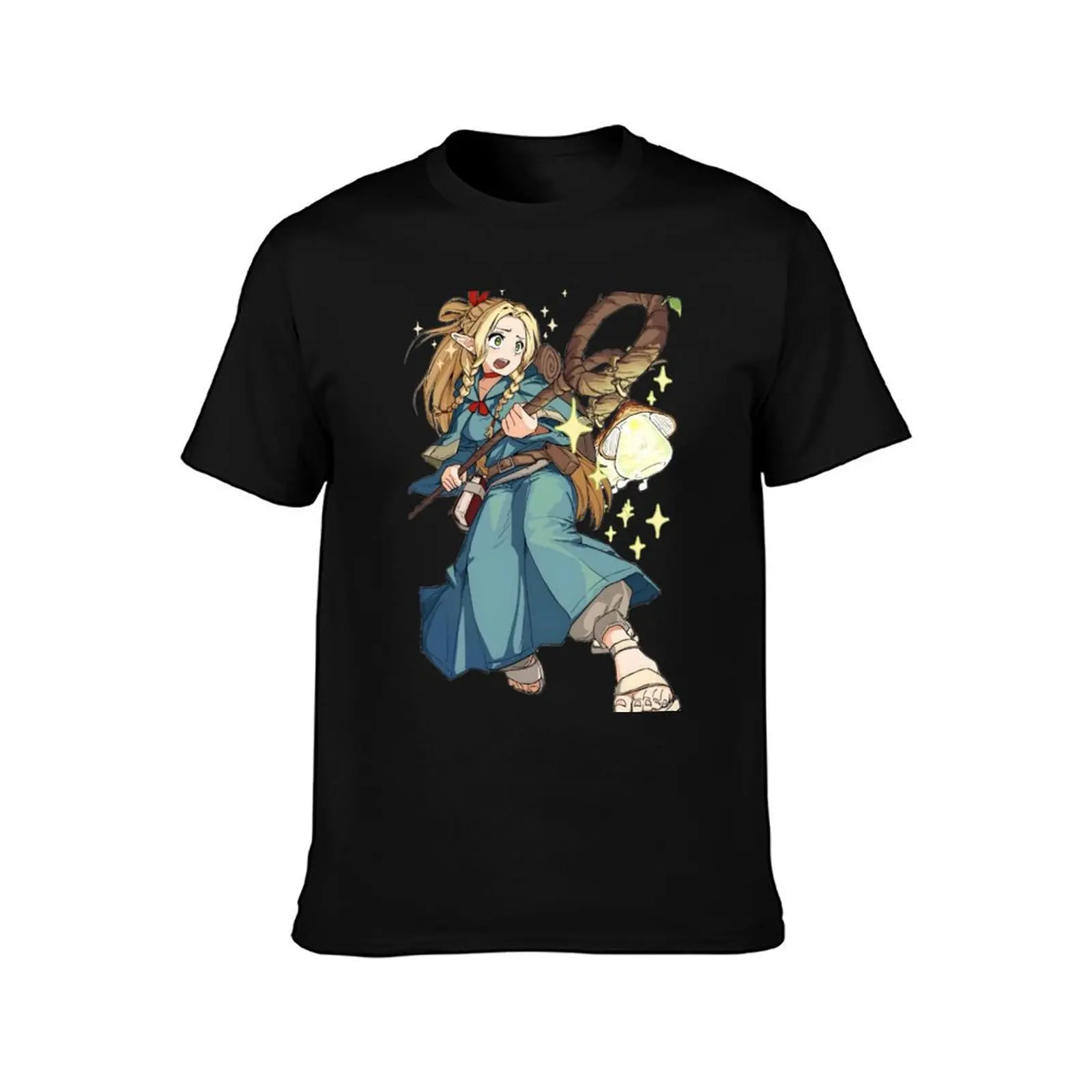 Dungeon Meshi Senshi T-Shirt Basic Simple Casual Short Sleeve Tee T-Shirt