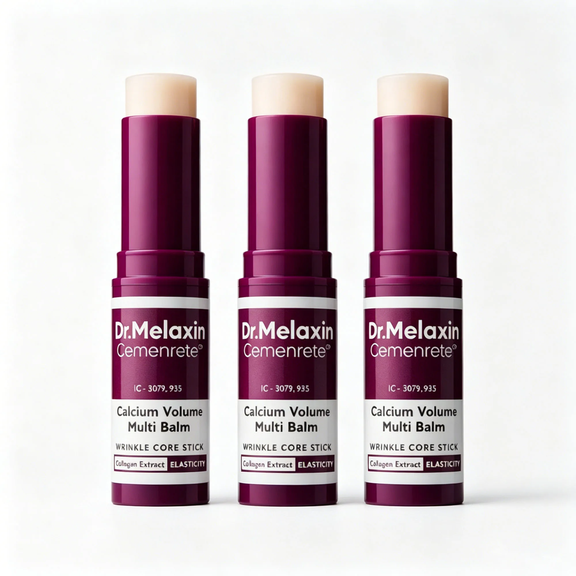 1/2/3/5 Stück Korea Cemenrete Calcium Volume Cemenrete Falten-Kernstick 9g Nährender Straffender Hautpflege-Stick zur Hautbefeuchtung und -weichmachung
