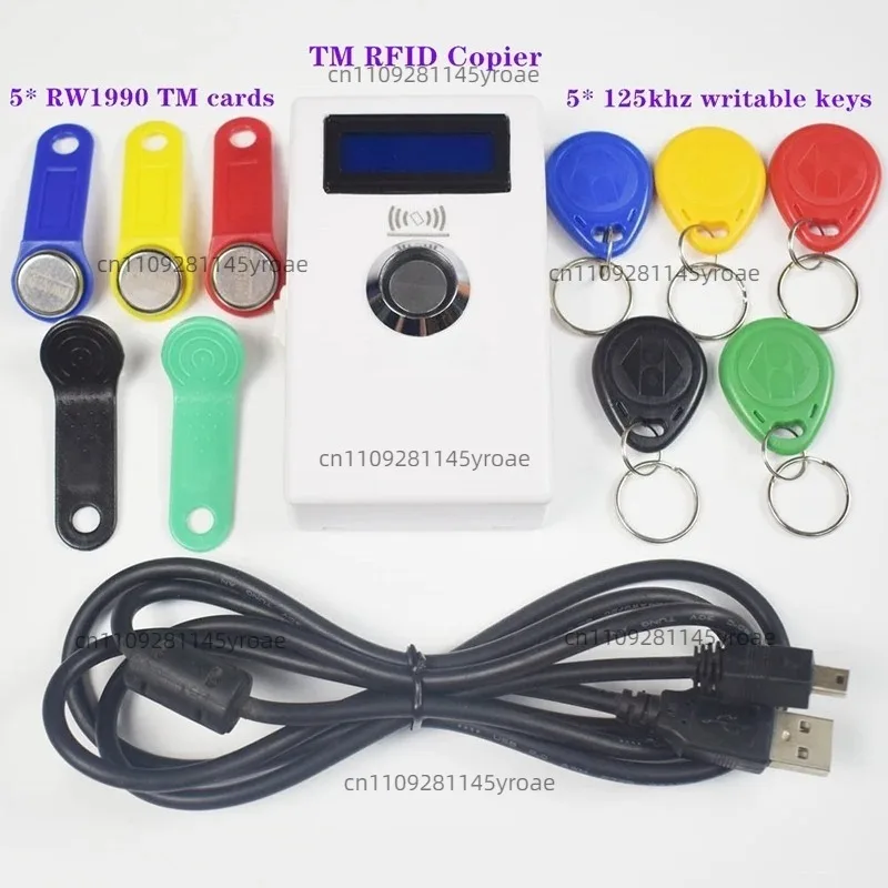 TMRF-2RW IButton Programmer, DS1990A Duplicator Cloner Copier, 125Khz RFID Reader Writer for RW1990 Key Token, 1Pcs