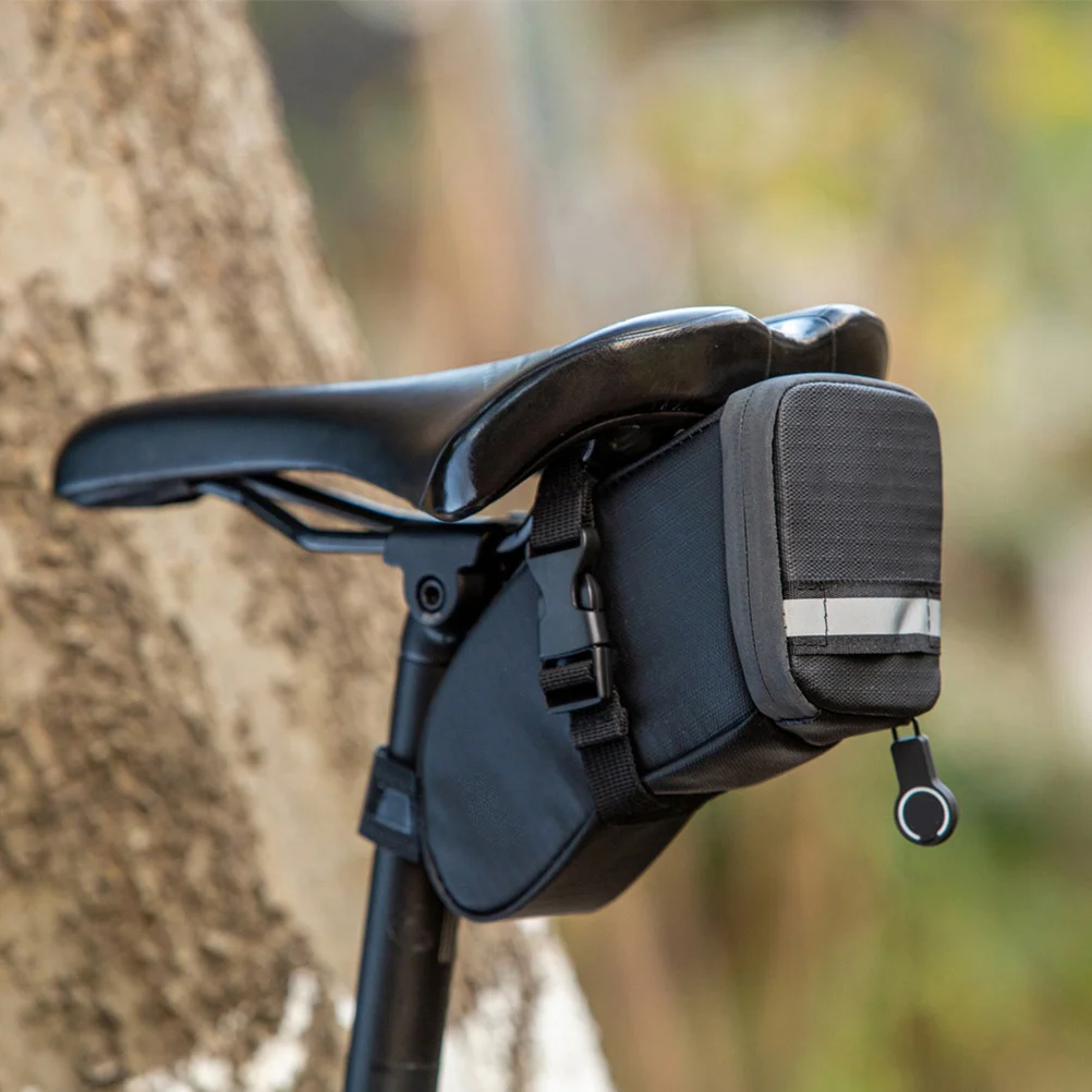 1Pcs Waterproof Large Capacity Bike Bag High Brightness Reflective Strip Cycling Backseat Pouch Easy Install Remove Tail Lamp