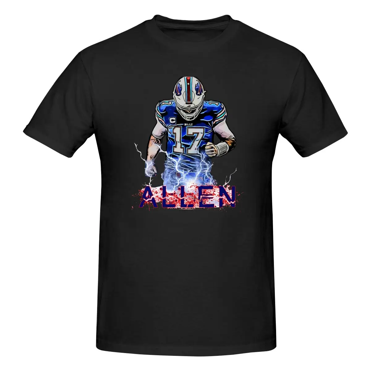 Buffalo 17 Josh Allen Bills 2021 camicia t-Shirt Tee Gift Cotton Classic Best Seller