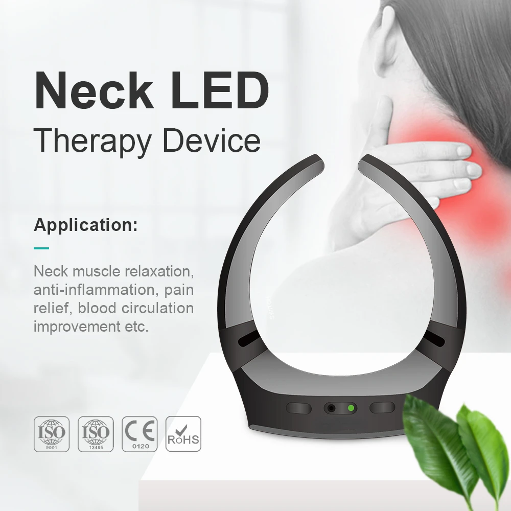 free shipping Treatment of carotid artery nursing/Relax and relieve pain/no pain,no heat, no damage, no side effect/led-neck