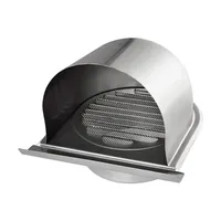 U-Shaped Wall Vent Cover Heavy-Duty Stainless Steel - Heat-Resistant  Anti-Rat & Rust-Proof 100mm & 150mm Breathable Grille