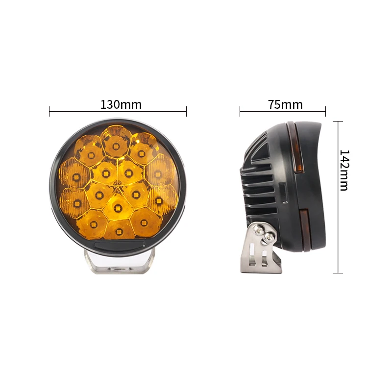 5 Inch Led Pod Lights Spot Car 75W Offroad LED Driving  Amber for   Fog