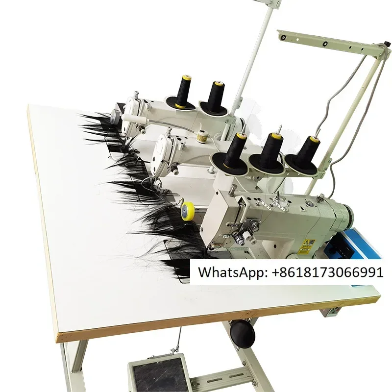 Hair imitation wig three head integrated machine Aoling RN872-JF three in one hair arranging machine