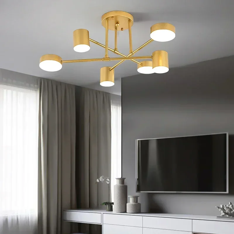 

Kitchen Mid Century Led Chandelier Ceiling Lamp For Living Room Bedroom Home Decor Lighting Bar Ceiling Lights AC 110/220V