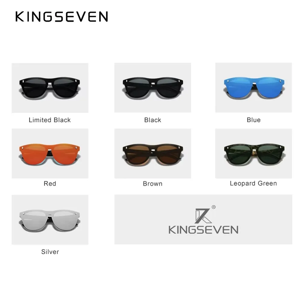 KINGSEVEN 2024 New Brand Design Women\'s Sunglasses TR90 Polarized Eyewear Men Retro Eye Protection Glasses Sonnenbrille Herren
