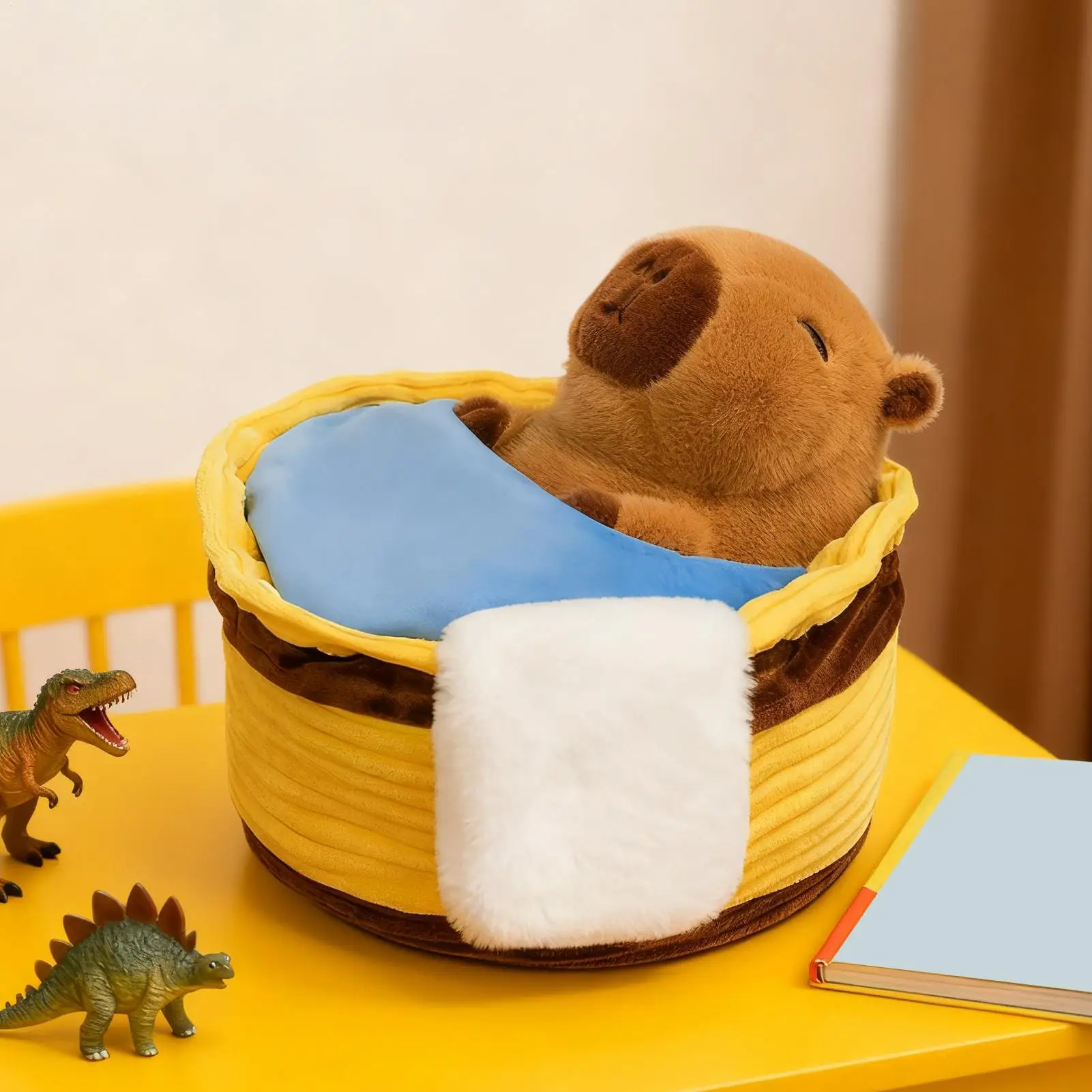 ตุ๊กตาคาปิบาร่านุ่มนิ่มน่ารัก ของตกแต่งบ้าน ตุ๊กตาการ์ตูน ตุ๊กตาคาปิบาร่าน่ารักสำหรับเด็กผู้ชาย เด็กเล็ก วัยรุ่น และนักสะสม