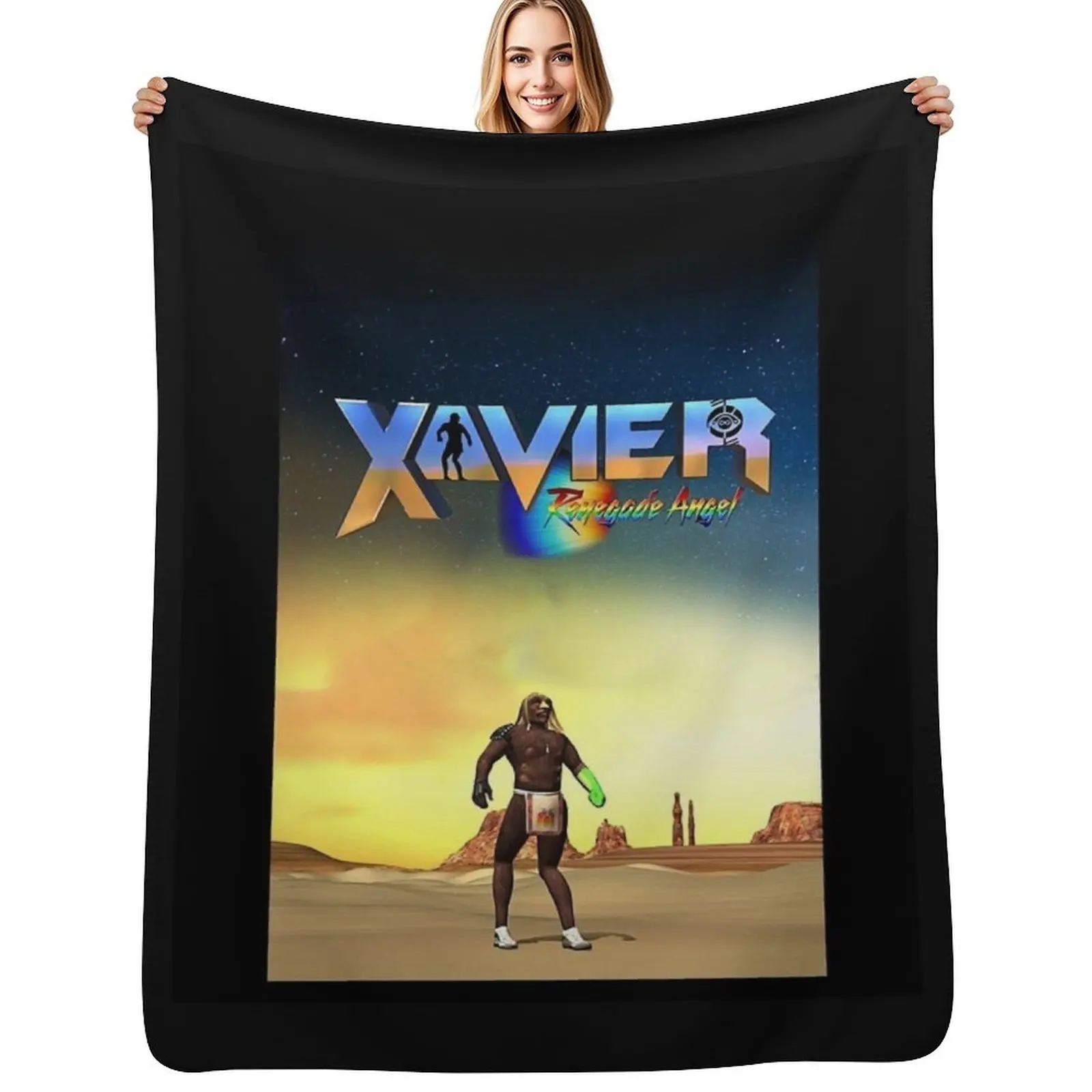 

Xavier Renegade Angel Graphic T-Shirt Throw Blanket For Sofa Thin Sofa Quilt Cute christmas decoration Blankets