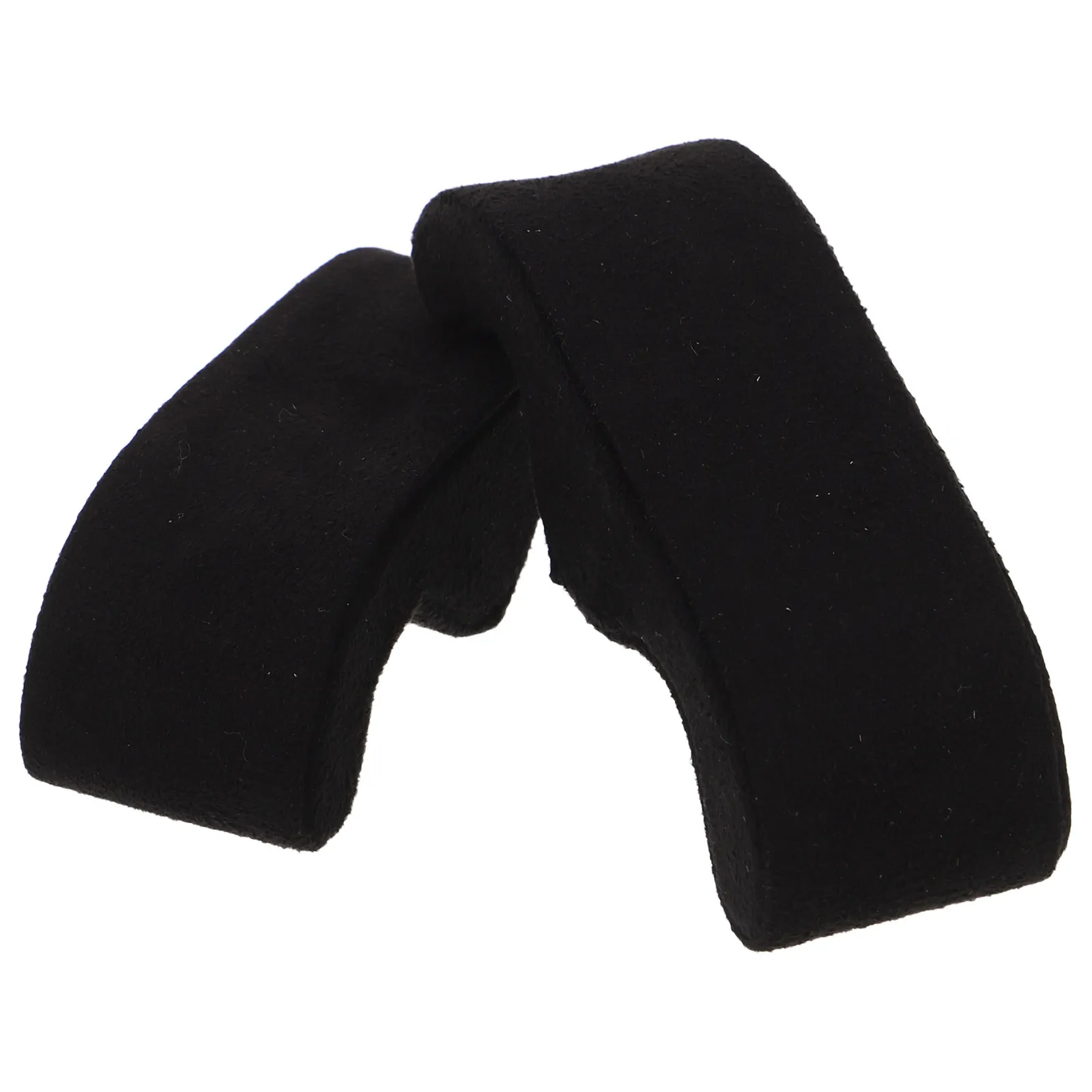 

2Pcs Black Watch Pillow Luxury Scratch-Resistant Fabric Soft Sponge Insert for Watch Box Display Jewelry Organizer Travel