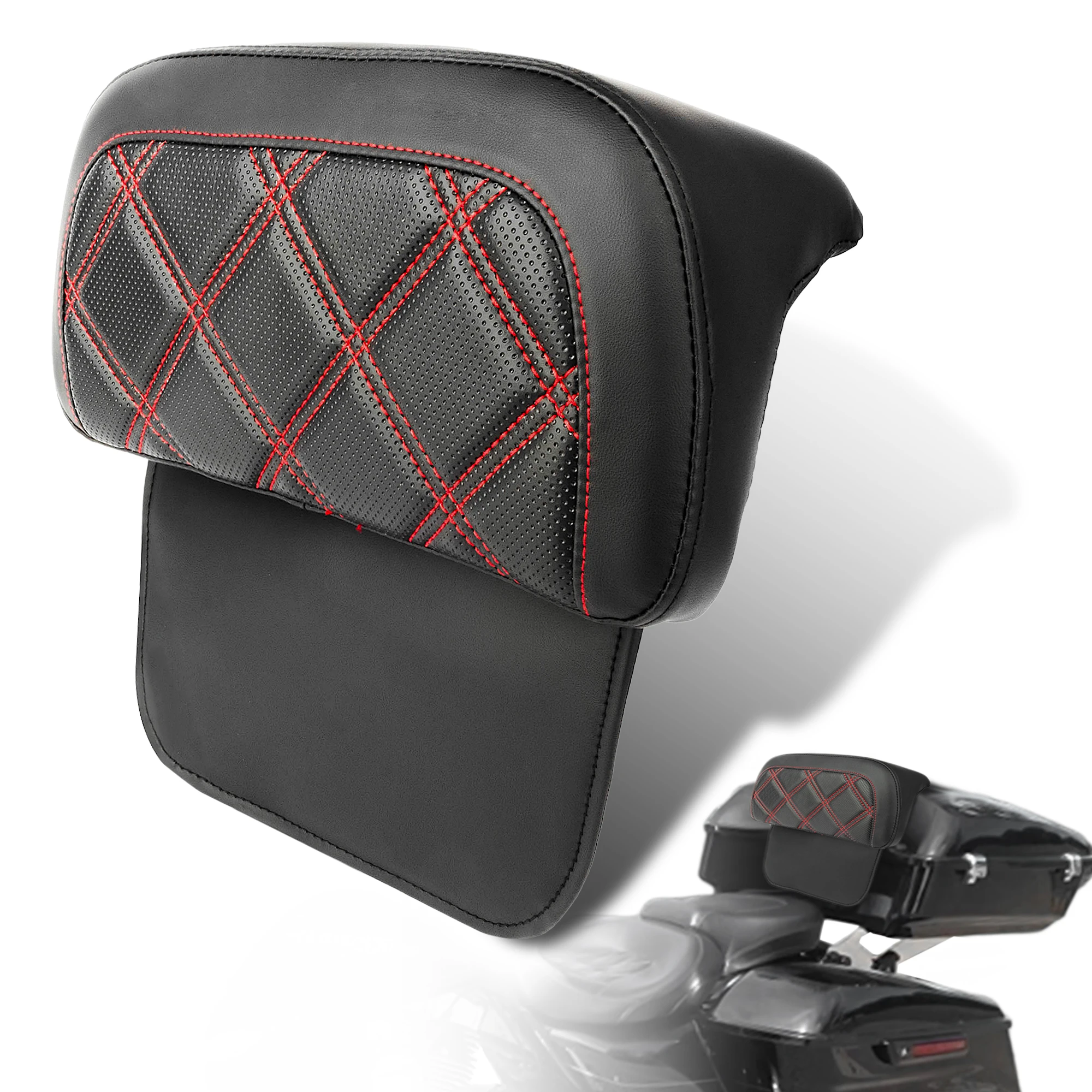 The Glide Cradle - Contoured Backrest Pad System For Harley-Davidson Road Glide, Street Glide, Road King, Tri Glide & FLHTKSE