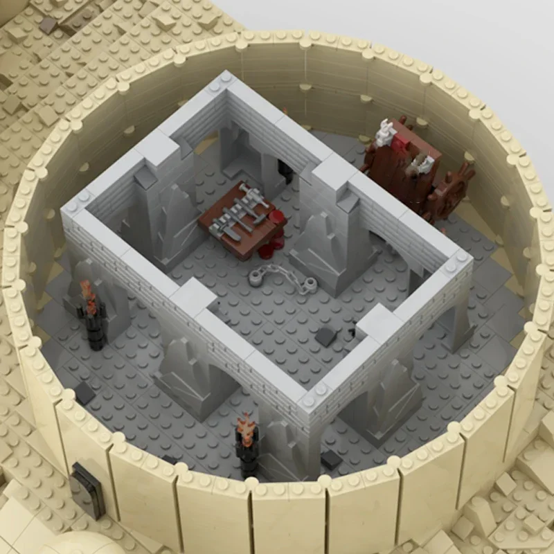 Modelo de película estrella, ladrillos de construcción Moc, tecnología de palacio de tatuaje del desierto, bloques modulares, regalos, juguetes de Navidad, conjuntos DIY de montaje