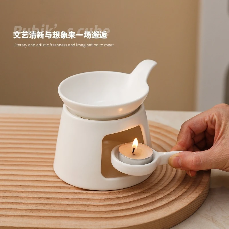 For Yoga Beauty Salon Home Diffuser SPA Essential Oil Ceramic Aromatherapy Burner Heater Ornament