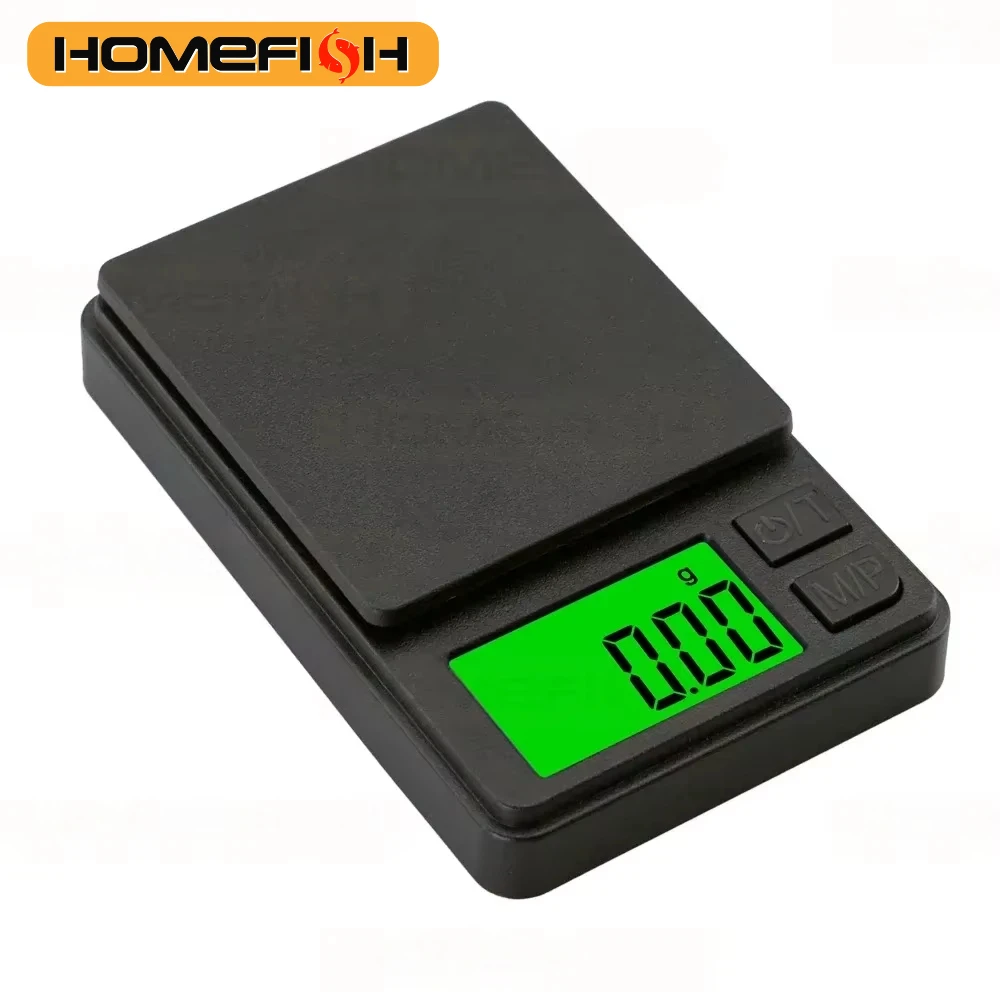 Precision Pocket Scale 1000g X 0.01g - Digital Gram Food Jewelry Ounces/Grains Scale with Backlit LCD - Mini Scale for Travel