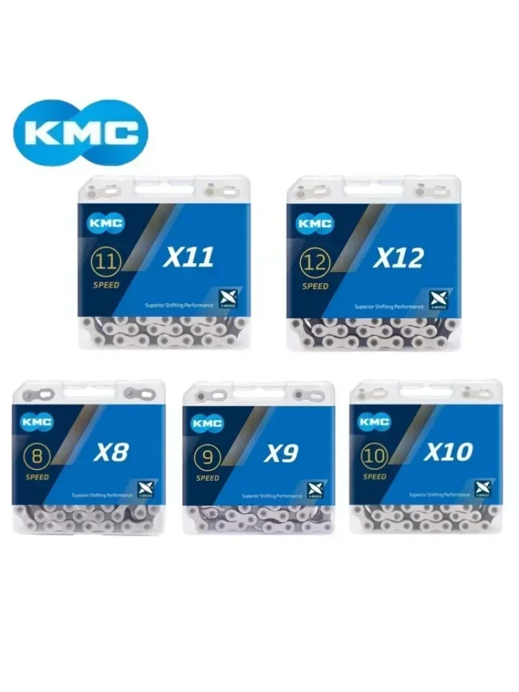 AliExpress KMC X8 X9 X10 X11 X12 Road/MTB Bicycle Chain 8v 9v 10v 11v 12v 118L 126L Bike Chain Crankset with Quick-Link for SHIMANO SRAM