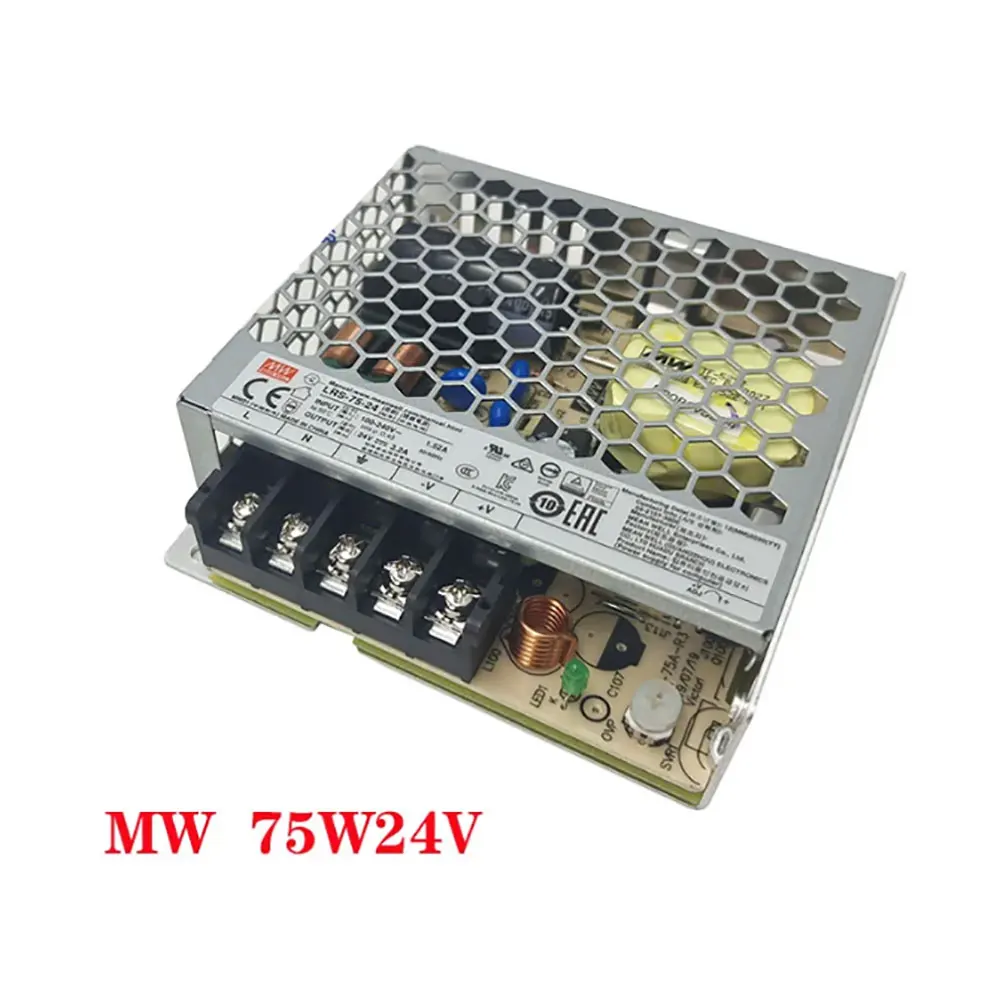 

DC switching power supply NVEM NVUM nch02 Dedicated power supply AC220V input 24V 3.2A output LRS-75-24