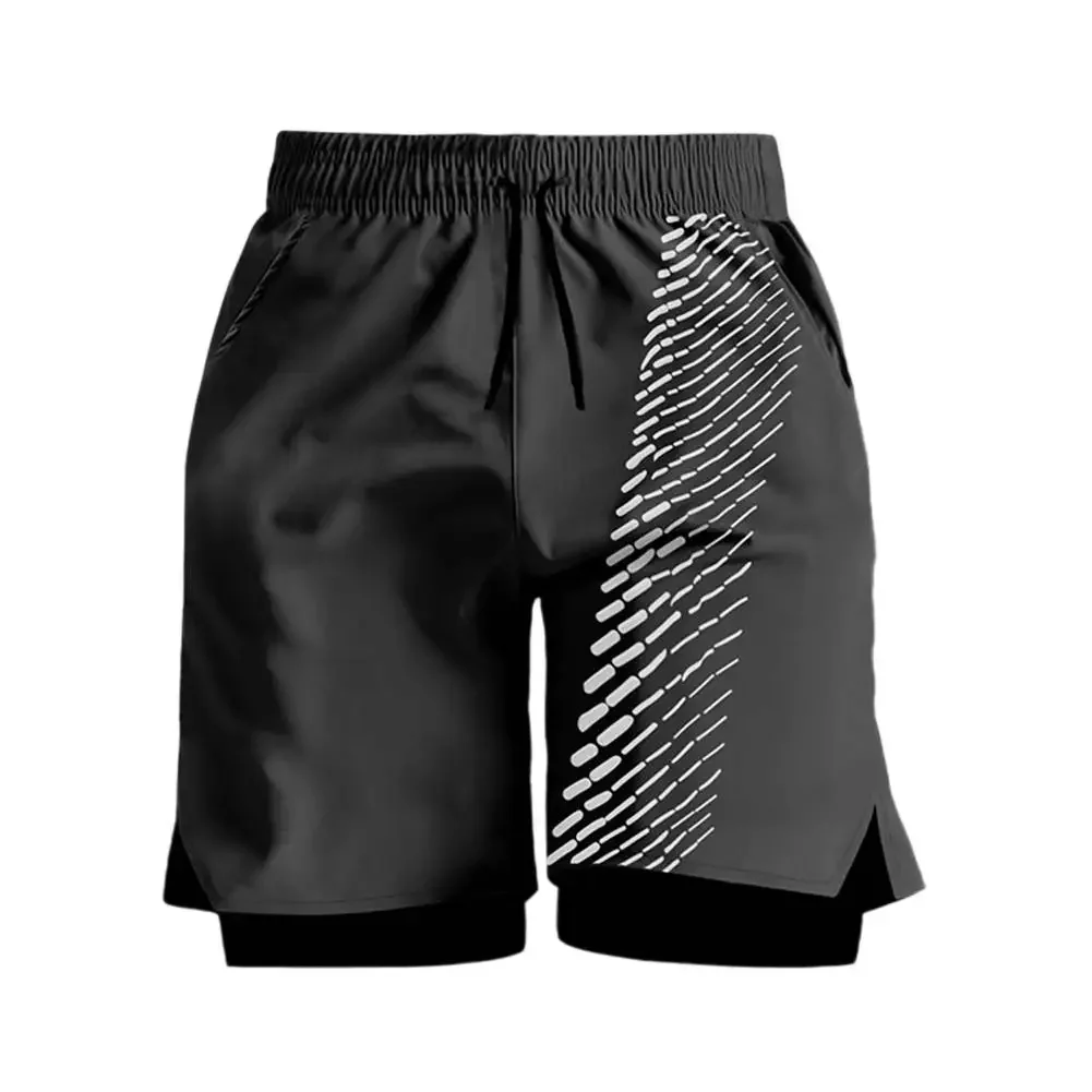 

Comfortable Gym Shorts For Men Lined Skinny Beach Sports Suitable For Casual Summer Wear Brand New Straight Pants