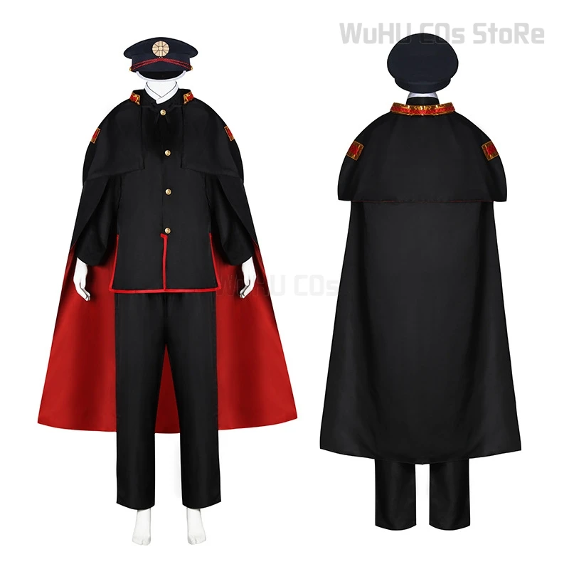 Jibaku Shounen S2 Cos Cosplay Hanako Yugi Costume Wig Uniform Mens Halloween Party Couple Anime Roleplay Toilet-bound Outfit Hat