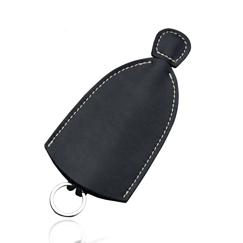 Genuine Leather Vintage Key Wallet Business Men Women Car's Key Storage Bag Mini Keychain Pouch Cowhide Key Holder Car Key Cover