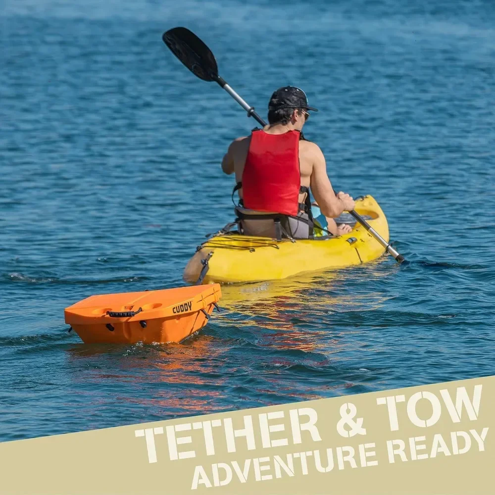 Cuddy Floating Cooler and Dry Storage Vessel – 40QT – Amphibious Hard Shell Design - Multiple Color Options