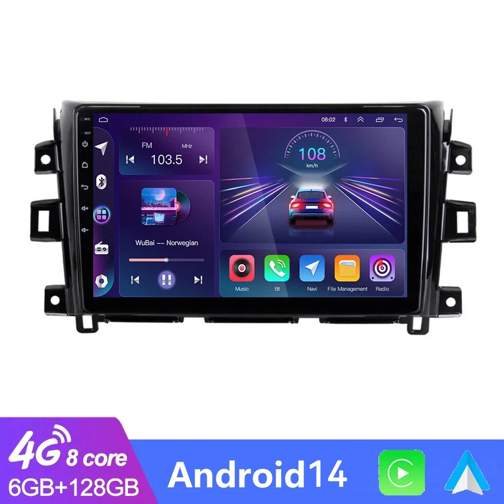 

4G Android 14,0 для Nissan NAVARA Frontier NP300 2011 - 2018 стерео Мультимедийный видеоплеер Автомагнитола GPS головное устройство