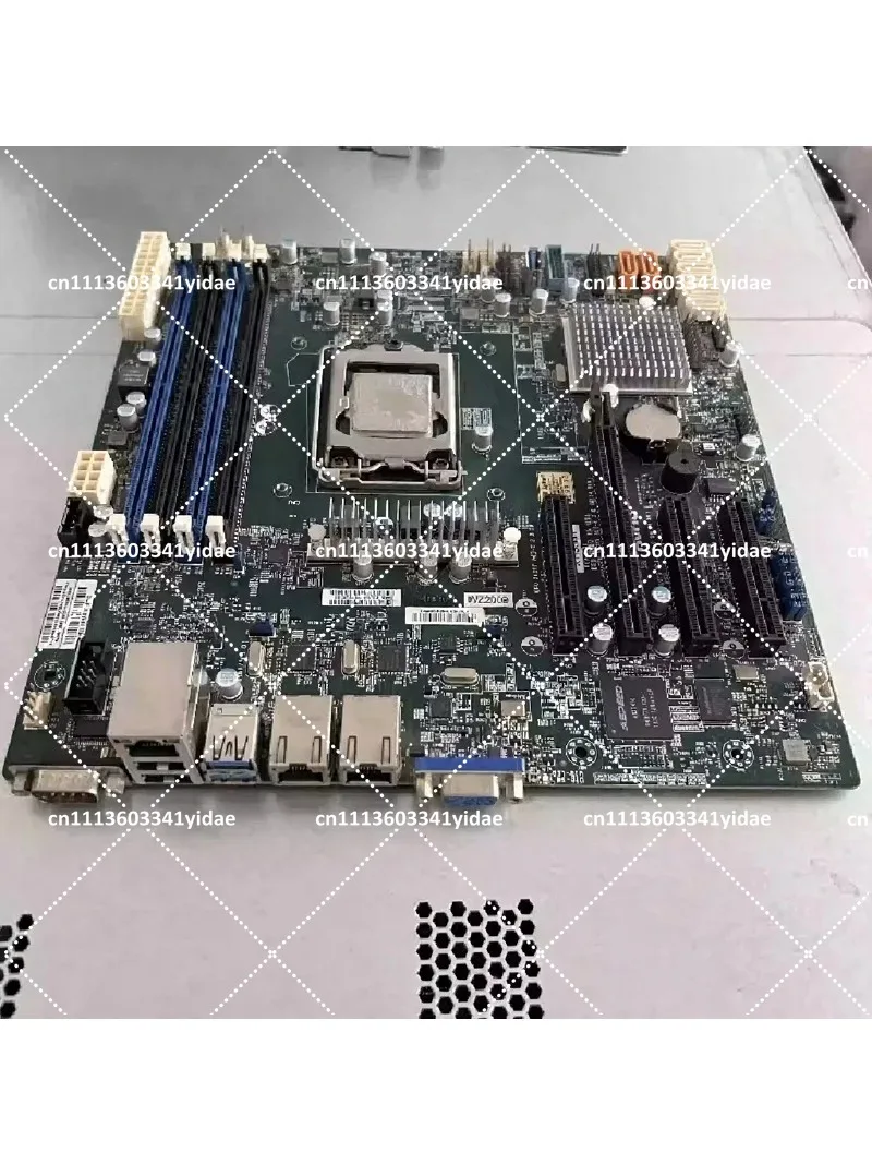 Server IPMI Main Board X11SSM-F Single NAS C236 Chip Dual Network Interface Card