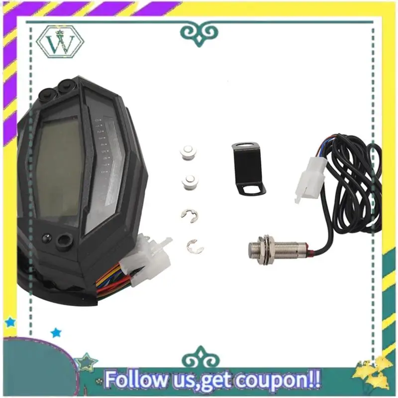 

A82U-спидометр мотоцикла, тахометр, счетчик часов, одометр, индикатор шестерни, черный для Kawasaki Z1000