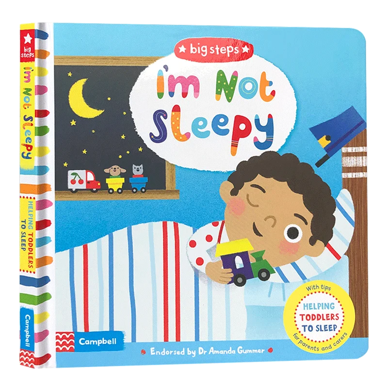 

The Big Steps I'm Not Sleepy, Children's books aged 3 4 5 6, English picture book, 9781509836291