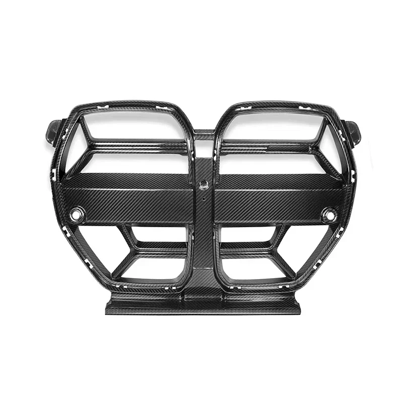 

G80 G82 dry carbon fiber CS model grille for BMW M3 M4 modified CS style carbon front bumper