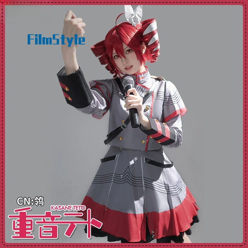 

Virtual Singer UTAU V Kasane Teto Cosplay Costume, Anime Virtual Singer Dress