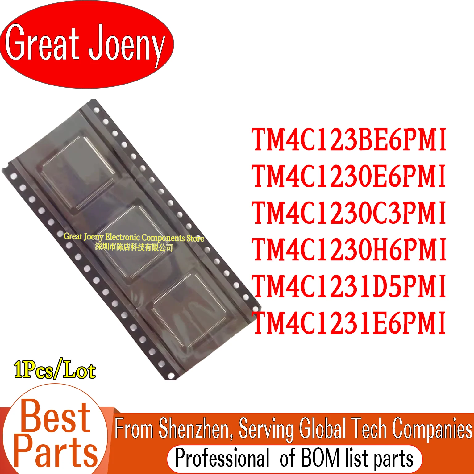 

TM4C123BE6PMI TM4C1230E6PMI TM4C1230C3PMI TM4C1230H6PMI TM4C1231D5PMI TM4C1231E6PMI TM4C123 TM4C1230 TM4C1231 IC MCU Chipset