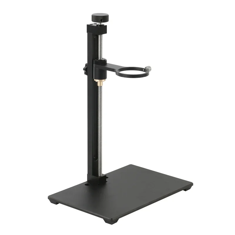 Przenośny stojak na mikroskop wideo ze stopu aluminium Mini uchwyt stołowy regulowany wspornik ostrości 50 mm do kamery HDMI USB VGA