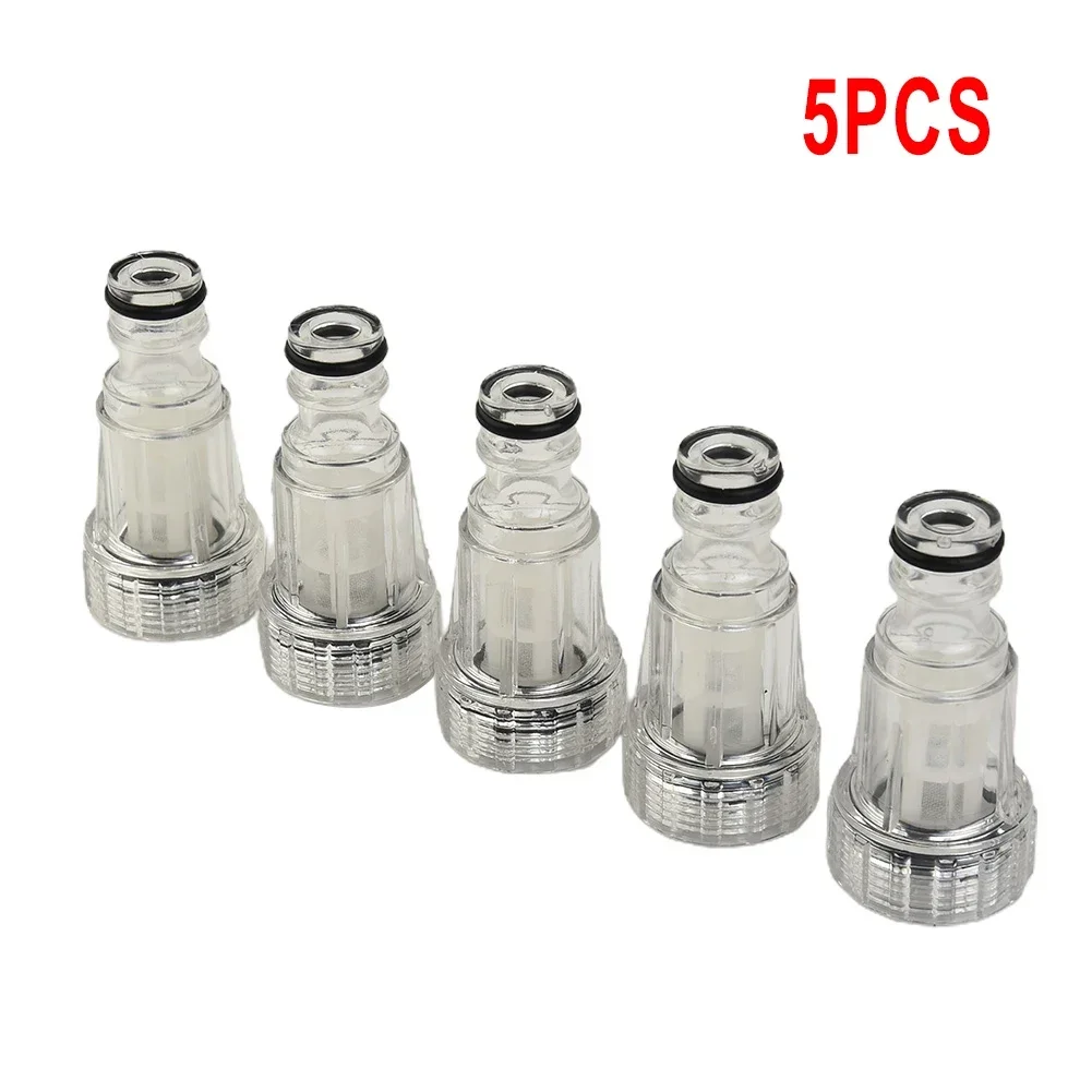 

2/5pc 25mm Faucet Quick Connector With Filter Net Pressure Washer Water Filter For Garden Washing Car Connector Pipe Hose Adapte