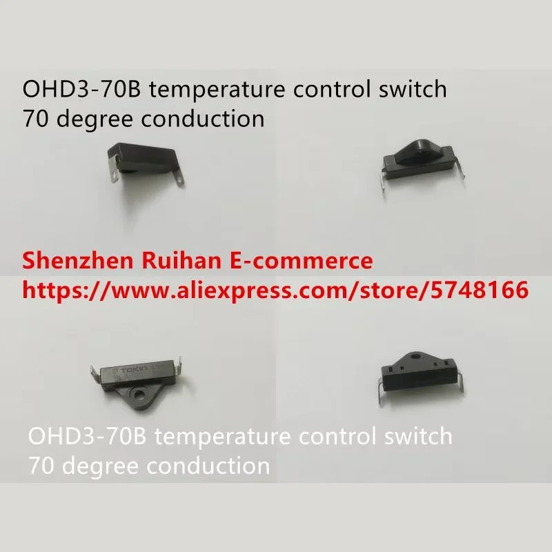 

Оригинальный новый 100% переключатель контроля температуры OHD3-70B с проводкой 70 градусов
